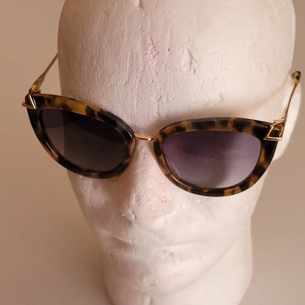 SONIX Sunglasses Women's Melrose Cat Eye Tortoise Plastic frame